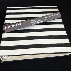 Vintage Marimekko Loose Leaf Address Book